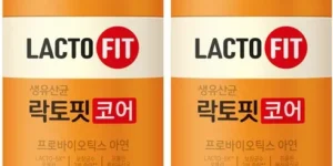 가성비 최고 종근당건강 락토핏코어맥스 일명 생착유산균 12통30포 베스트