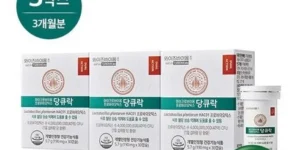 가성비 최고 GS 1등 혈당케어 상품 혈당유산균 와이즈바이옴 당큐락 6개월 추천 상품