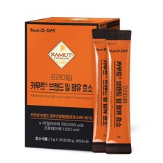 뉴트리디데이 프리미엄 카무트 브랜드 밀 효소 30p, 90g, 1개