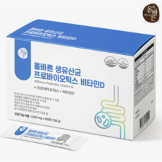 올바른 생유산균 프로바이오틱스 비타민D 90p, 1500mg, 90개