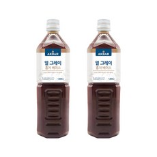 아크바 얼 그레이 홍차 베이스, 1L, 2개