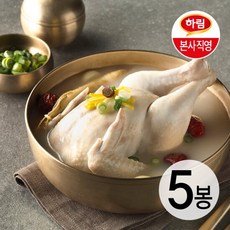 하림 삼계탕 800g 5봉, 5개