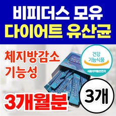 옵션선택) 종근당 지엘핏 다이어트 유산균 GLP 지엘피 - 1 체지방 감소 뱃살 비피더스 모유 유래 유산균 프롤린 락토바실러스 가세리 루테리 가르시니아, 3개, 60회분