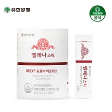 유한양행 엘레나 스틱 UREX 질 건강 여성 유산균 30포 (임산부/여아/여성), 60g, 1박스