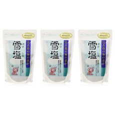 일본 오키나와 미야코지마 유키시오 눈꽃소금 120g 3팩 483541, 3개