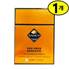 카무트 효소 프리미엄 효소 90 카뮤트 브랜드밀 가루 설빈 물티슈 포함 세트, 1개, 90g